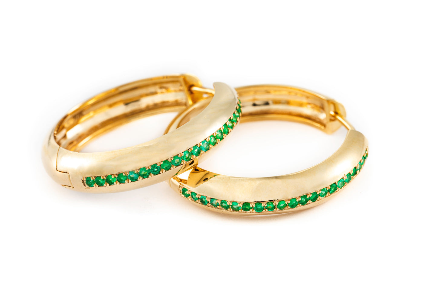 Emerald Hoops