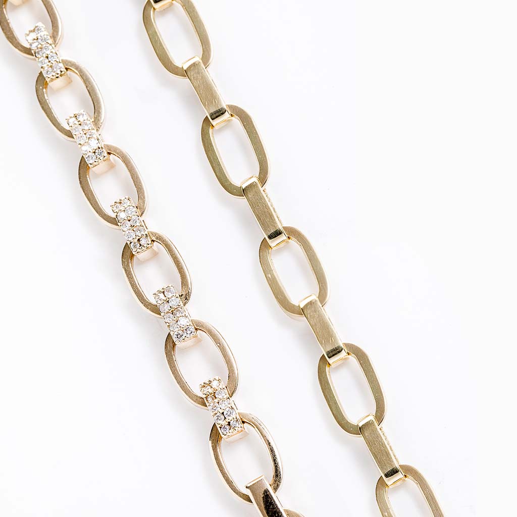 Apeiro Chain con Diamantes