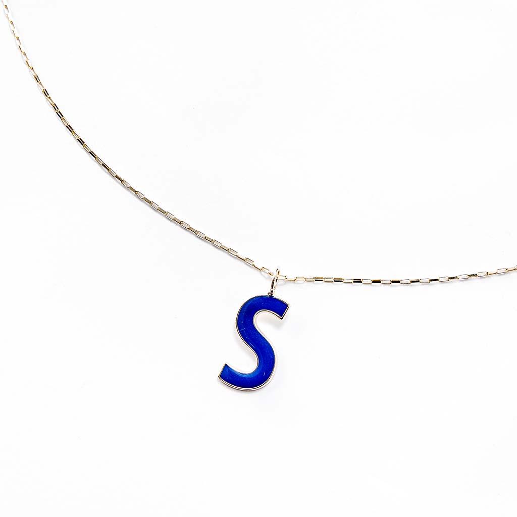 Enamel Maxi Letter