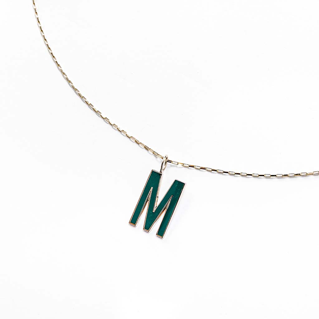 Enamel Maxi Letter