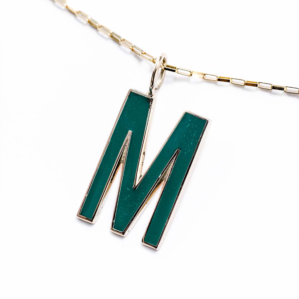 Enamel Maxi Letter