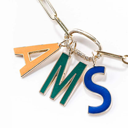 Enamel Maxi Letter