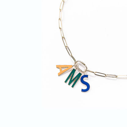 Enamel Maxi Letter